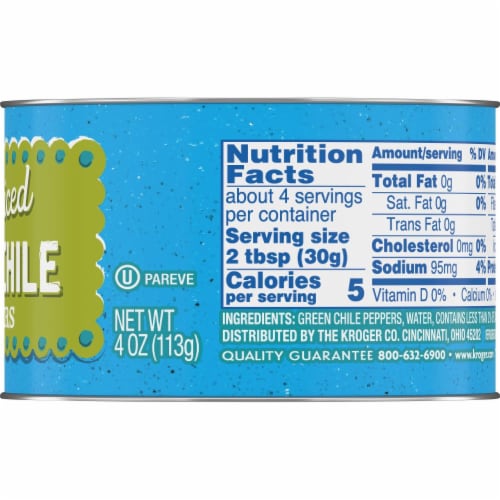 Kroger® Diced Green Chile Peppers Perspective: left