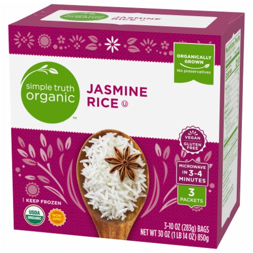 Simple Truth Organic Frozen Jasmine Rice Packets Perspective: left