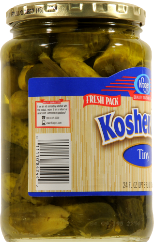 Kroger® Tiny Kosher Dill Pickles Perspective: left