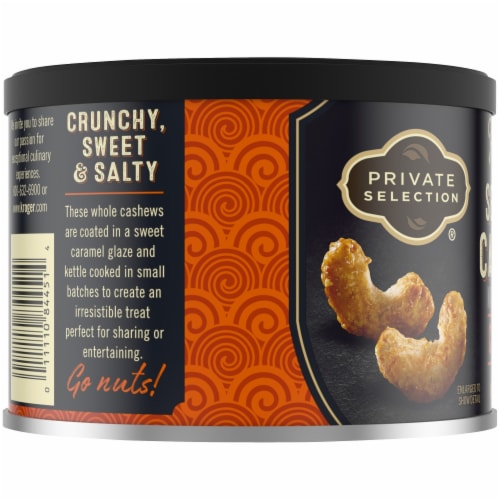 Private Selection® Kettle Cooked Sea Salt Caramel Cashews Perspective: left