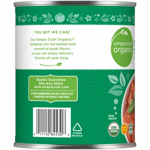 Simple Truth Organic® Diced Tomatoes Perspective: left