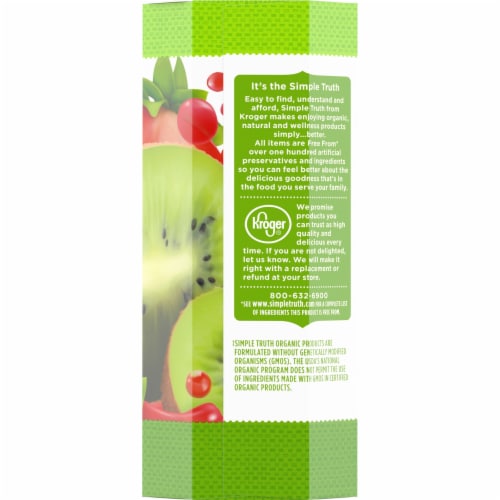 Simple Truth Organic® Ki-Whee Strawberry Flavored Juice Pouches Perspective: left