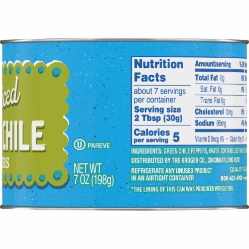 Kroger® Diced Green Chile Peppers Perspective: left