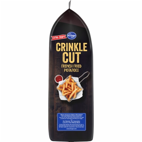Kroger® Extra Crispy Crinkle Cut French Fries Perspective: left