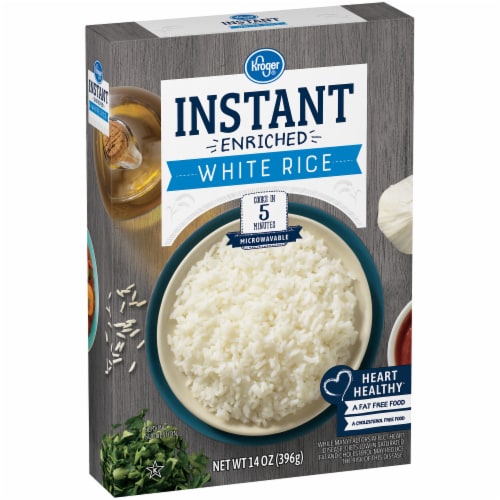 Kroger® Instant Microwaveable White Rice Perspective: left