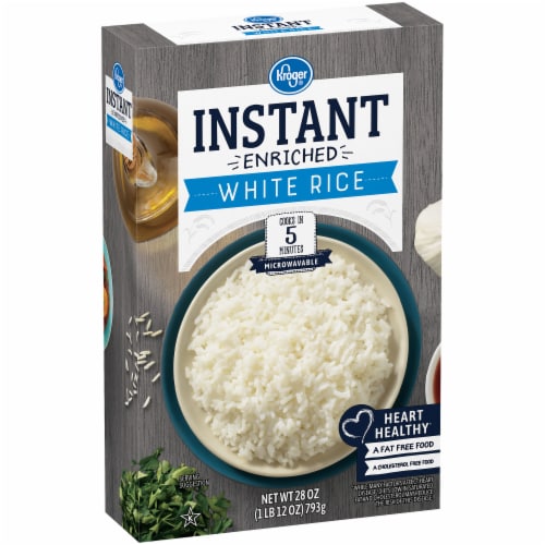 Kroger® Instant Microwaveable White Rice Perspective: left