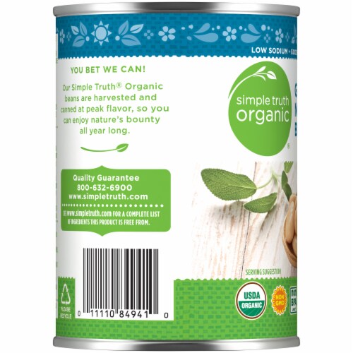 Simple Truth Organic® Great Northern Beans Perspective: left