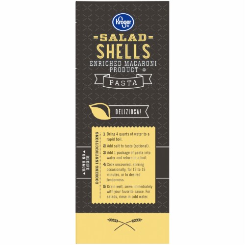 Kroger® Salad Shells Pasta Perspective: left