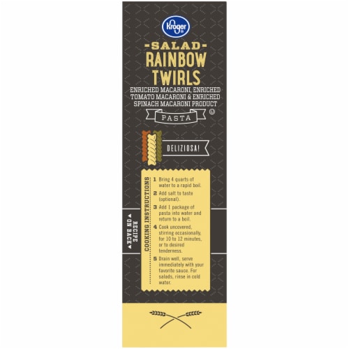 Kroger® Salad Rainbow Twirls Pasta Perspective: left