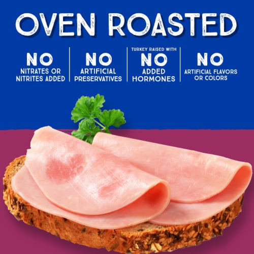 Kroger® Turkey Breast Oven Roasted Deli Thin Sliced Perspective: left