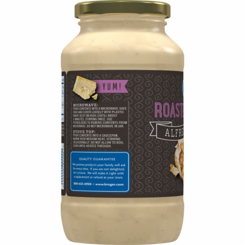 Kroger® Roasted Garlic Alfredo Sauce Perspective: left