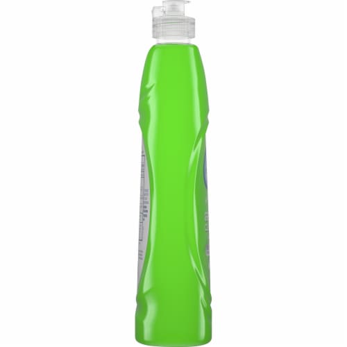Kroger®  Green Apple Antibacterial Hand Soap Grease Cleaning Dish Soap Bottle Perspective: left