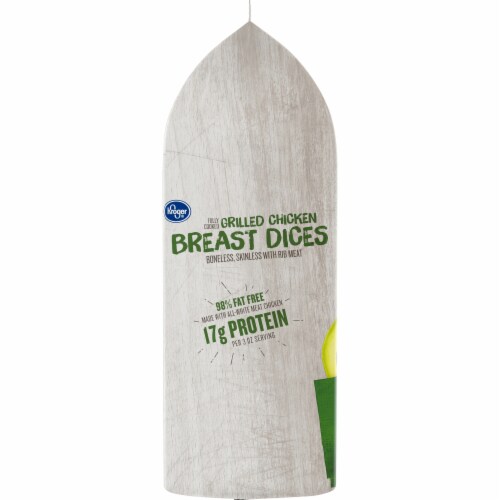 Kroger® Grilled Chicken Breast Dices Perspective: left