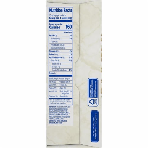 Kroger® Maple & Brown Sugar Instant Oatmeal Perspective: left