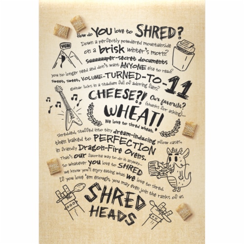 Kroger® Bite Size Shredded Wheat Cereal Perspective: left
