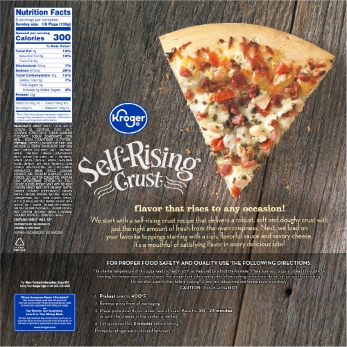 Kroger® White Chicken Self Rising Crust Frozen Pizza Perspective: left