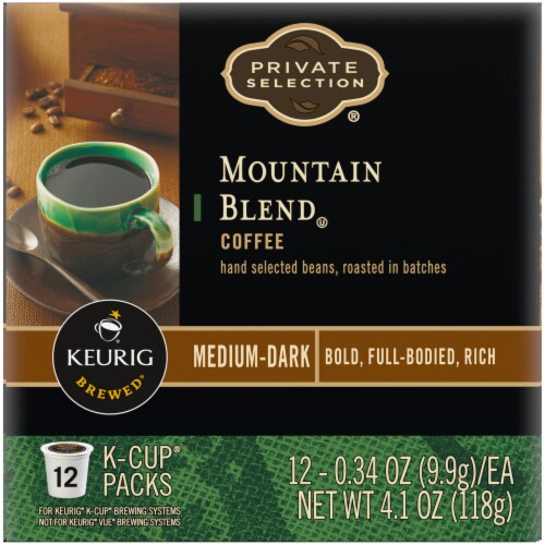 Private Selection® Mountain Blend Medium-Dark K-Cup® Coffee Pods Perspective: left