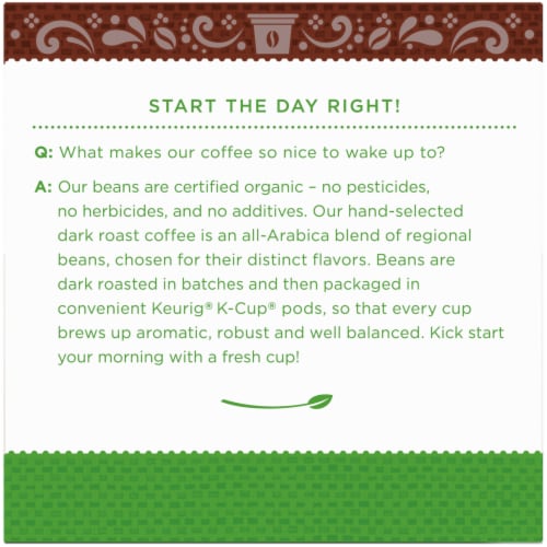 Simple Truth Organic® Dark Roast Coffee Pods Perspective: left