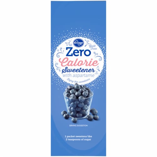 Kroger® Zero Calorie Sweetener with Aspartame Packets Perspective: left