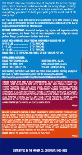 Pet Pride® Grilled Flavors Wet Dog Food Variety Pack Perspective: left