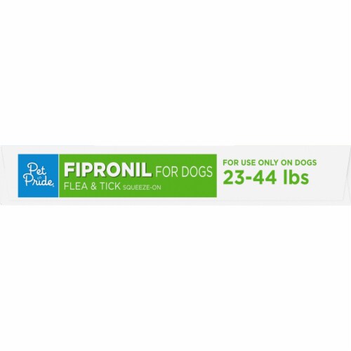 Pet Pride® Fipronil Flea & Tick Squeeze-On for Dogs Perspective: left