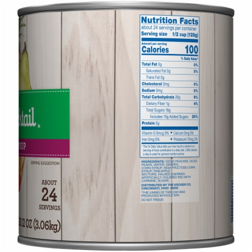 Kroger® Canned Fruit Cocktail in Heavy Syrup BIG DEAL! Perspective: left