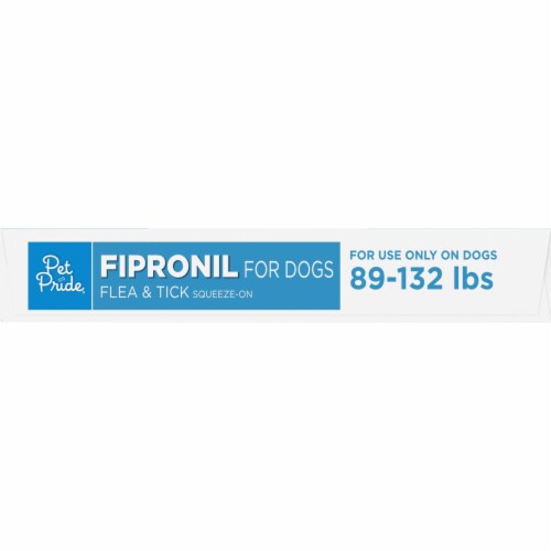 Pet Pride® Fipronil Flea & Tick Squeeze-On Applicators for Dogs Perspective: left