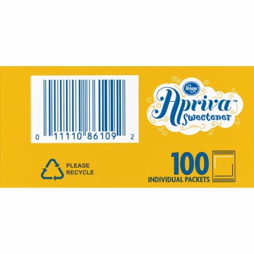 Kroger® Apriva Zero Calorie Gluten Free Sweetener with Sucralose Packets Perspective: left