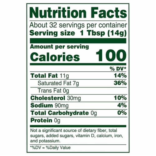 Simple Truth Organic™ Salted Butter Sticks Perspective: left