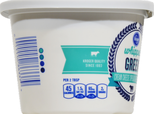 Kroger® Whipped Greek Cream Cheese Perspective: left