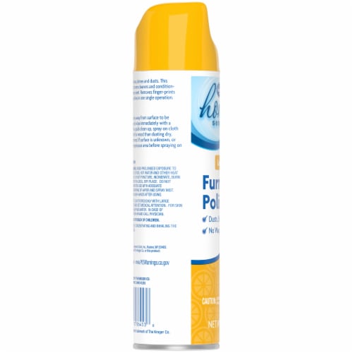 Kroger® Lemon Scent Furniture Polish Aerosol Can Perspective: left
