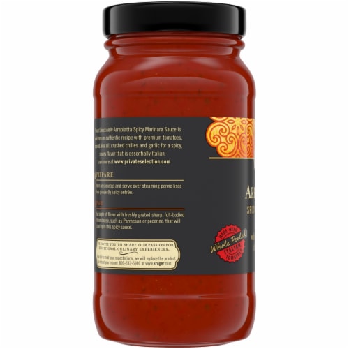 Private Selection® Arrabiatta Spicy Marinara Sauce Perspective: left