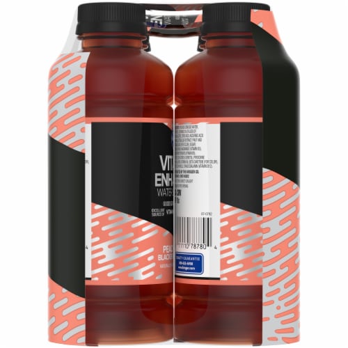 Kroger® Vitamin Enhanced Peach Blueberry Flavored Bottled Water Perspective: left
