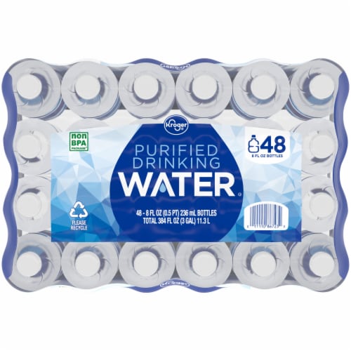 Kroger® Purified Mini Bottled Water Perspective: left