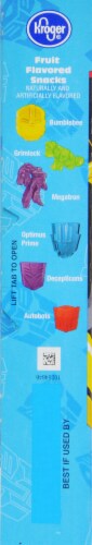 Kroger® Transformers Fruit Flavored Snacks Perspective: left