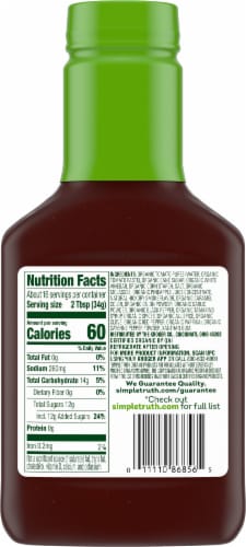Simple Truth Organic® Sweet & Spicy BBQ Sauce Perspective: left