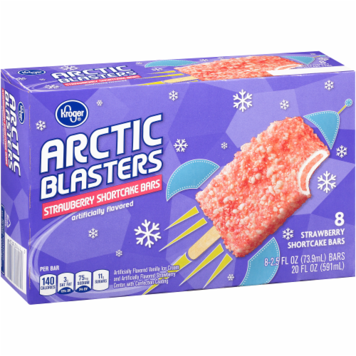 Kroger® Strawberry Shortcake Arctic Blasters Bars, 8 ct King Soopers