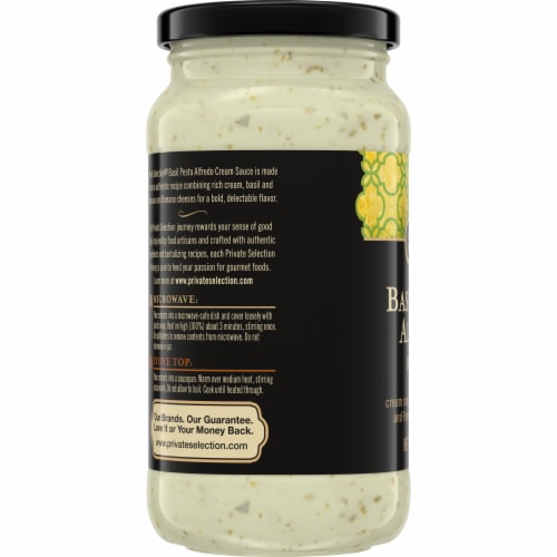 Private Selection® Basil Pesto Alfredo Cream Sauce Perspective: left