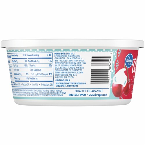 Kroger® Extra Creamy Whipped Topping Tub Perspective: left