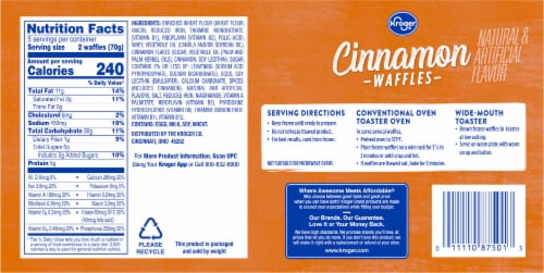 Kroger® Cinnamon Waffles Perspective: left