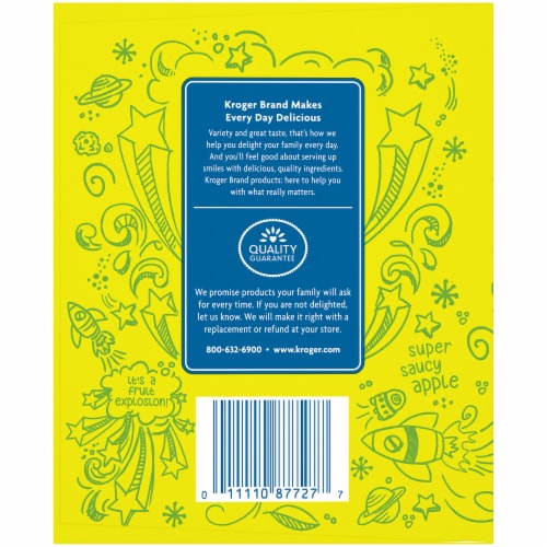 Kroger® Apple Cinnamon Applesauce Pouches Perspective: left