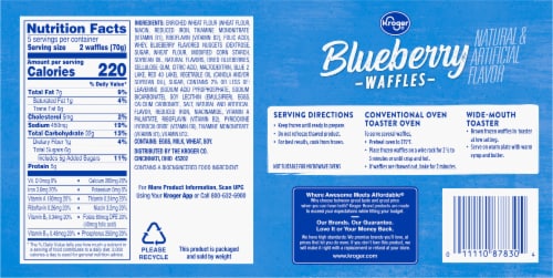 Kroger® Blueberry Waffles Perspective: left