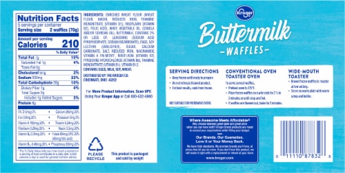 Kroger® Buttermilk Waffles Perspective: left