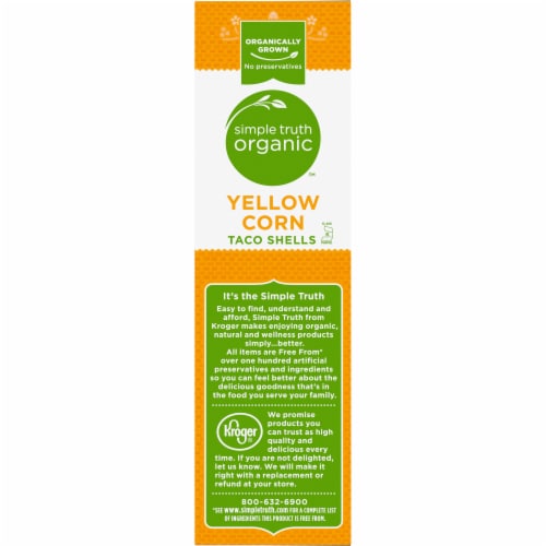 Simple Truth Organic™ Yellow Corn Taco Shells Perspective: left