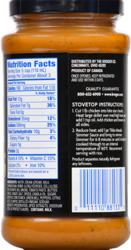Kroger® Tikka Masala Sauce Perspective: left