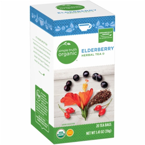 Simple Truth Organic™ Elderberry Herbal Tea Perspective: left