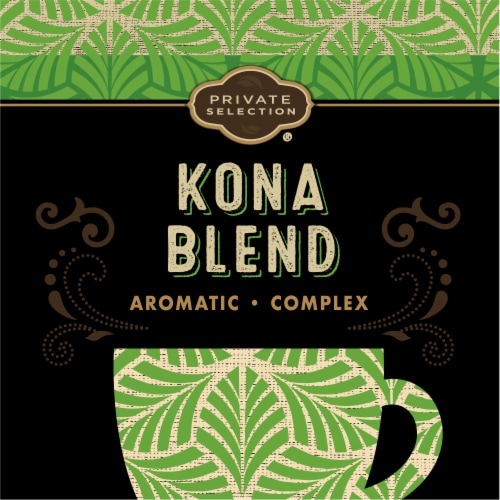 Private Selection® Kona Blend Medium Roast Coffee K-Cup Pods Perspective: left
