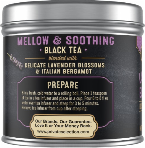 Private Selection® Lavender Earl Grey Black Loose Leaf Tea Perspective: left