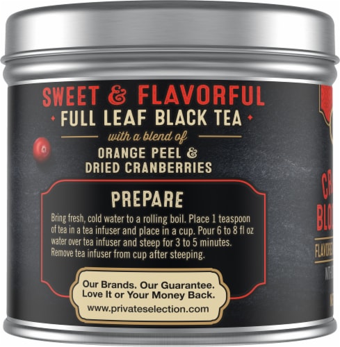 Private Selection® Cranberry Blood Orange Loose Leaf Tea Perspective: left
