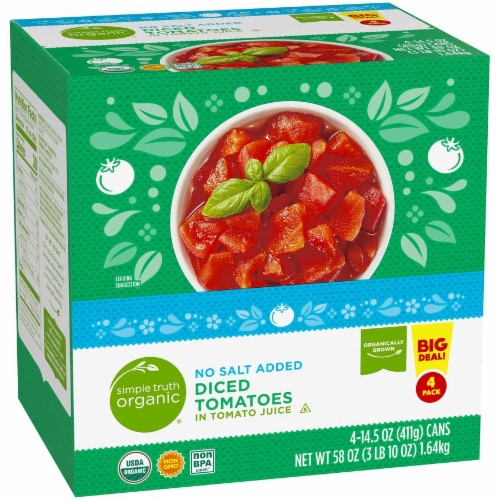 Simple Truth Organic® Diced Tomato NSA BIG Deal! Perspective: left
